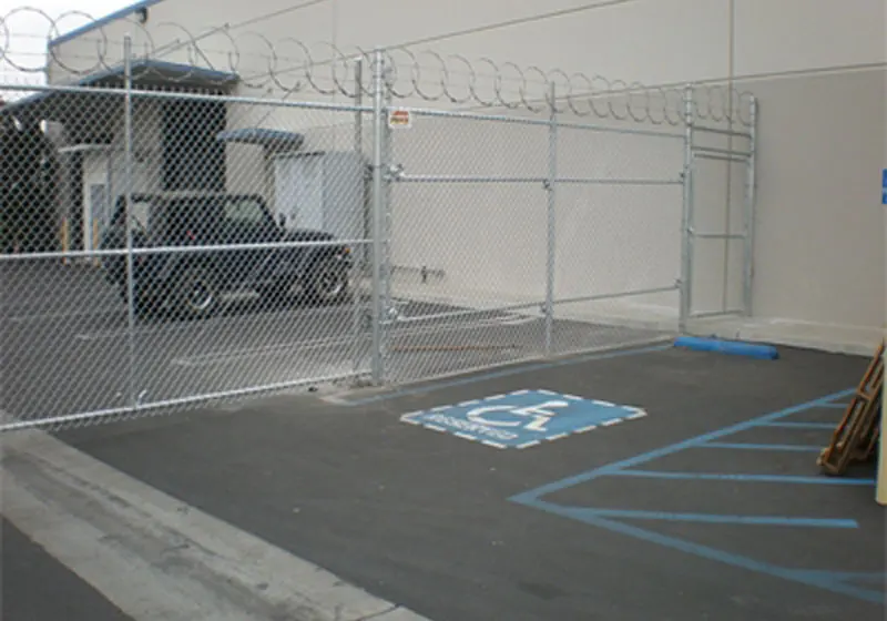 Chain-link fence in Stanton, CA