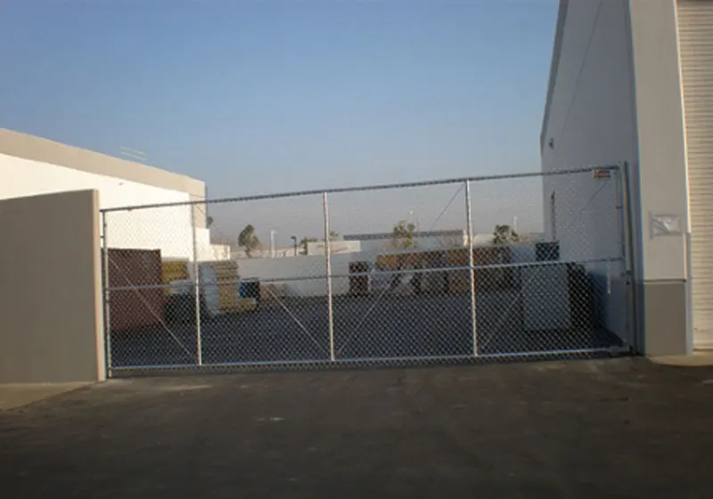 Commercial Chain Link Gate - Santa Ana