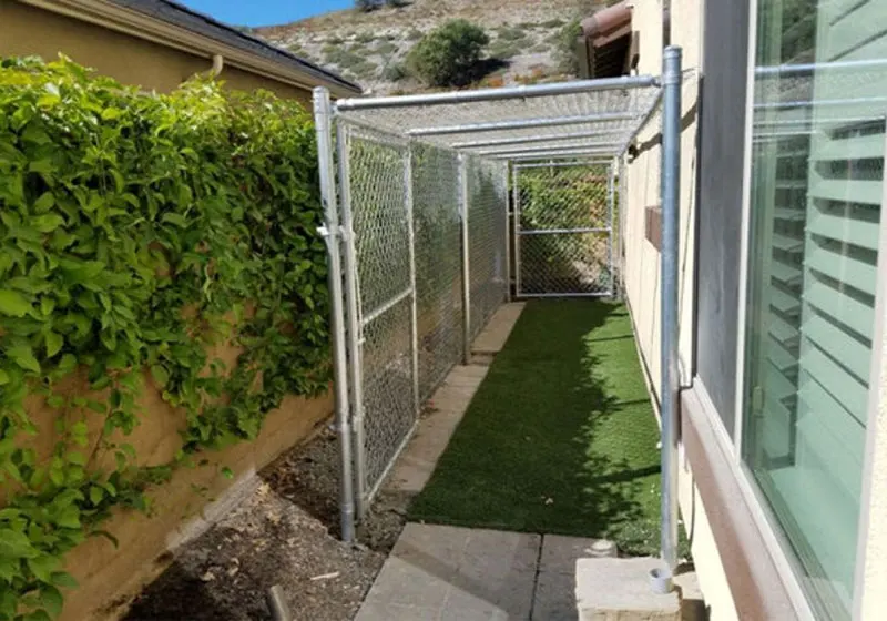 Roofed Dog Run, Orange County