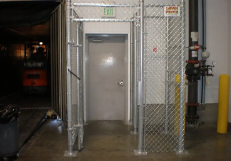 Chain Link Warehouse Security Cage - Anaheim