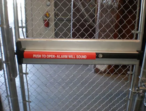 OC Chain Link Security Cage with Access Control